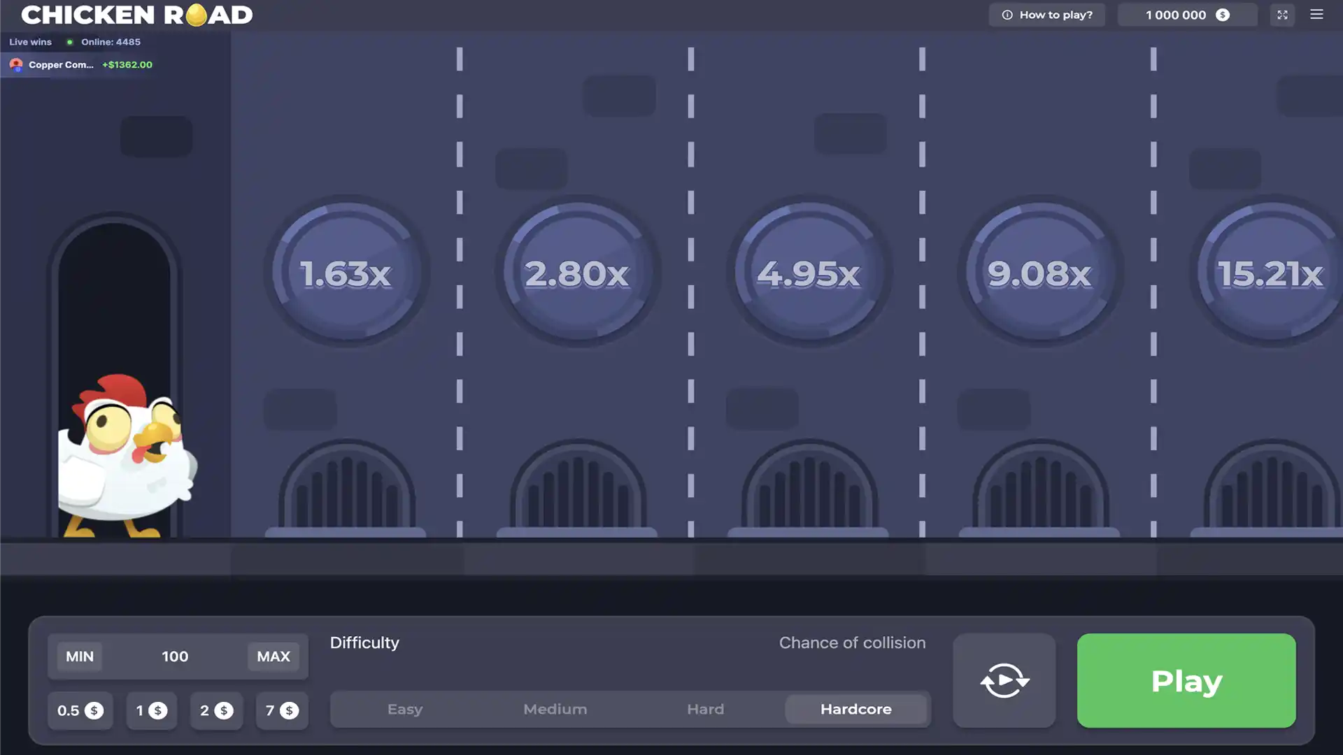 Mode démo gratuit Chicken Road - Jouer sans inscription avec solde fictif pour tester les stratégies